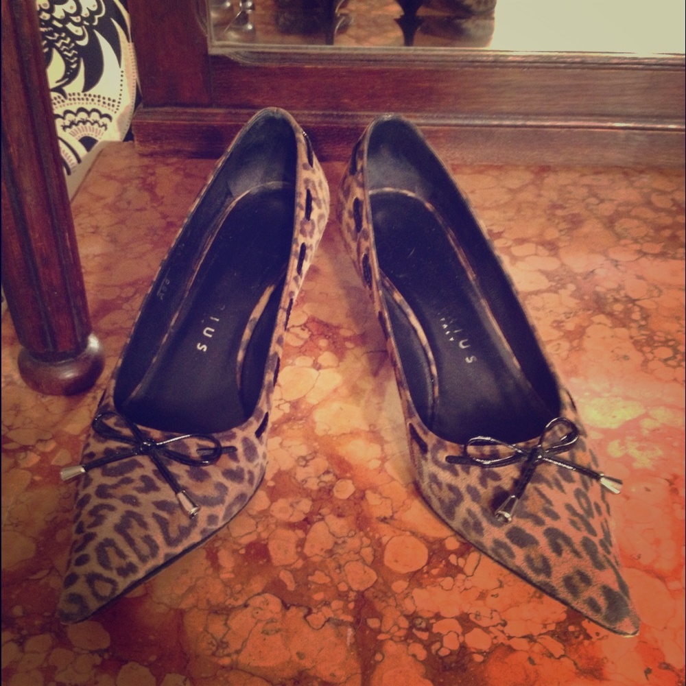 Leopard Italian Pumps